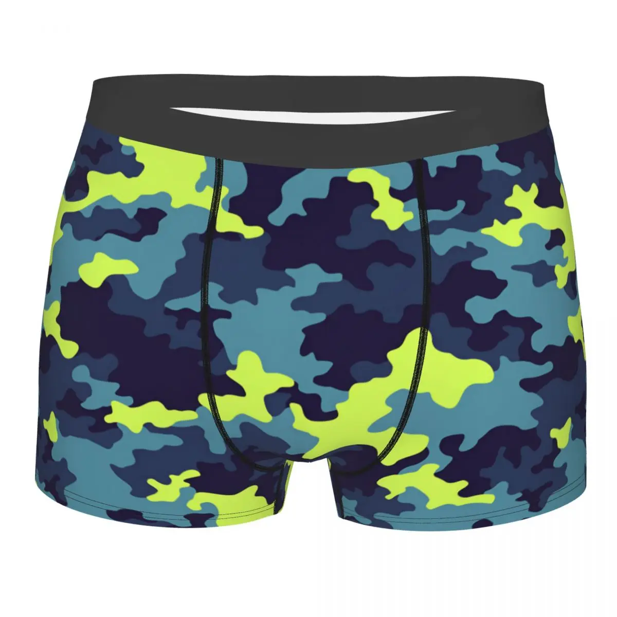 Valentine's Day Men Modern Street Urban Camouflage Underwear Boxer Briefs Soft Shorts Panties Underpants For Boyfriend Husband