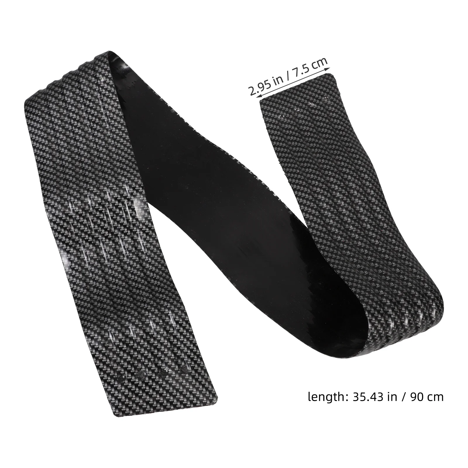 1 قطعة العالمي 90 سنتيمتر الأسود سيارة جذع شريط مرنة المصد الخلفي حامي لاصق قوي الكسوة للسيارات الخارجي الديكور #3