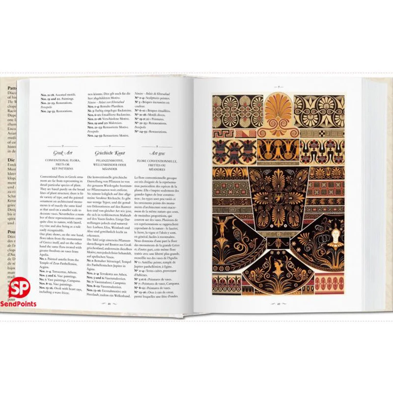 Il mondo dell'ornamento Libro per adulti Modello grafico Design Libro d'arte Abbigliamento Libro con copertina rigida Libros Livros