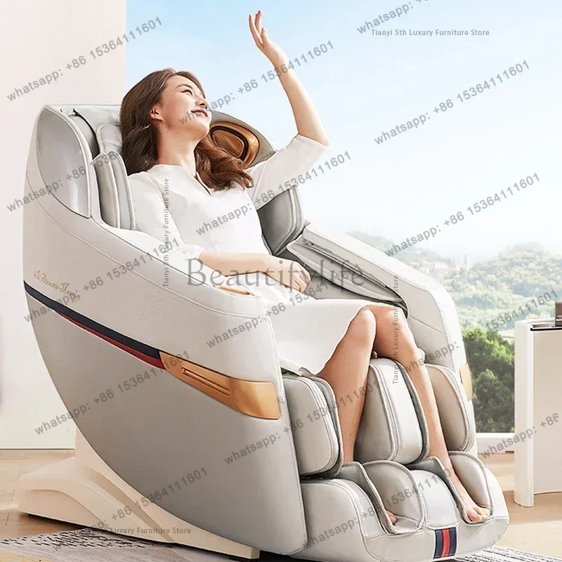 LSModern Multifunction Massage Chair Comfortable Ergonomic Bedroom Massage Chair Full Body Relax Salon Furniture Massagetafel FY