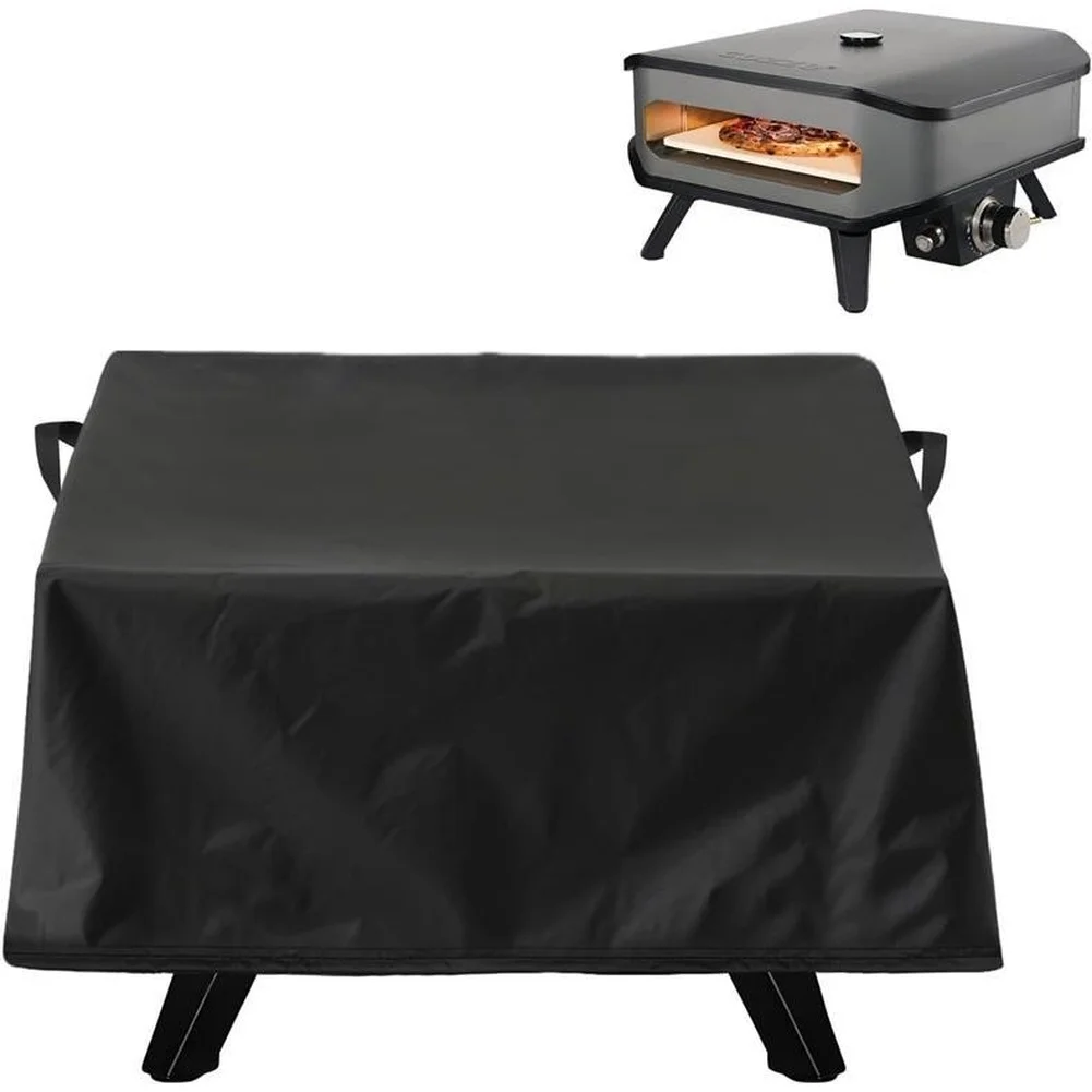 Waterproof Cover for 17 Inch Gas Pizza Ovens Featuring 420D Oxford Fabric Adjustable Buckles and Integrated Storage Bag