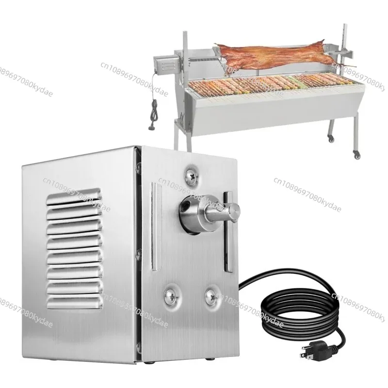 

Мотор для гриля-ротиссери 15-40 Вт, универсальный с высоким крутящим моментом 30-160 кг, для жарки говядины, свинины, аксессуар для барбекю