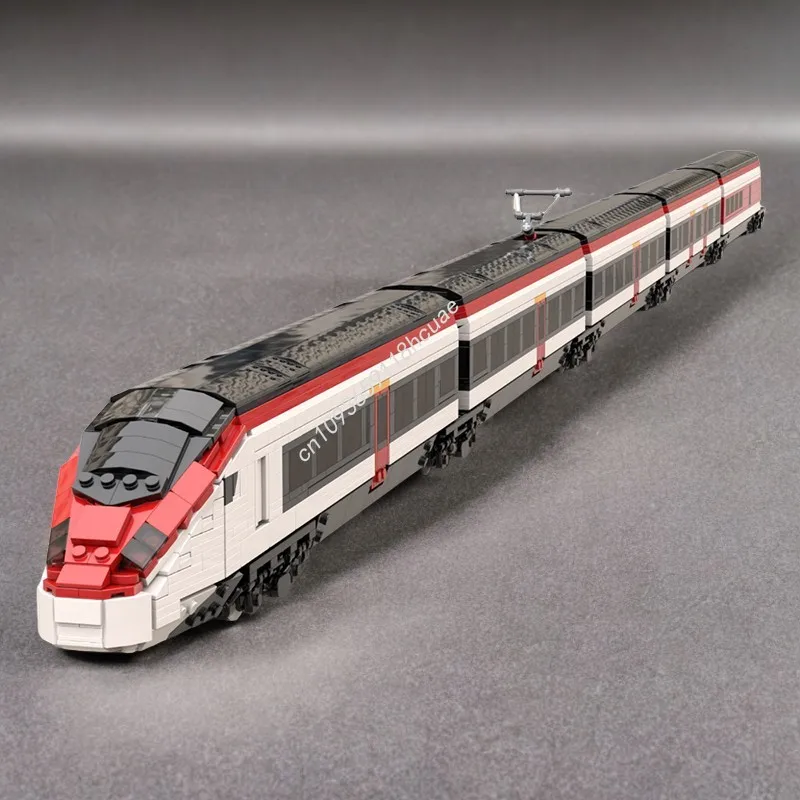 

4040pcs MOC Swiss Federal Railways RABe 501 Giruno High-Speed Train Modular Building Blocks Educational Toys Birthday DIY Gift