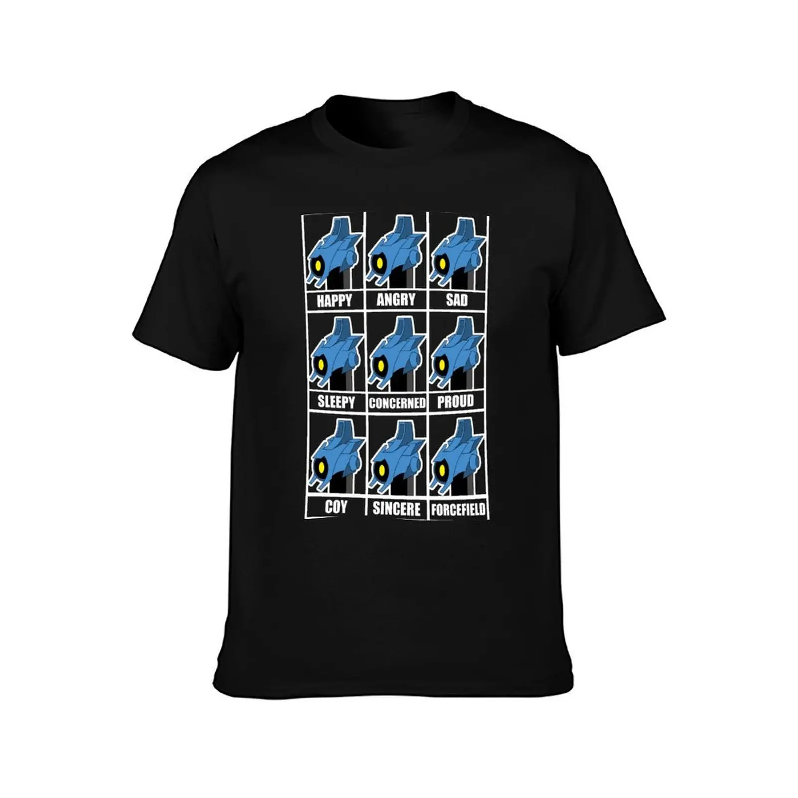 The Many Faces of Whirl T-Shirt Large Size Soft Cotton T-Shirt