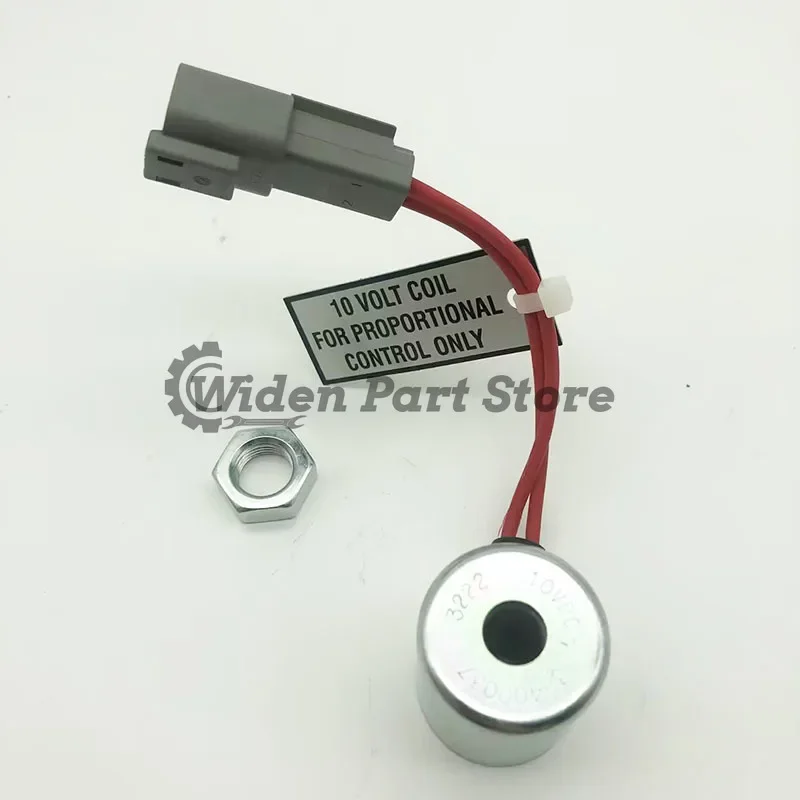 10V Valve Coil 6717706 for Bobcat 751 763 853 A220 A300 S220 S250 T190 T200 Loader