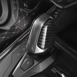 For Lynk Co 01 05 Gear Stick Carbon Fiber Pattern Gearbox Shift Knob Car Covers Interior Accessories Parts