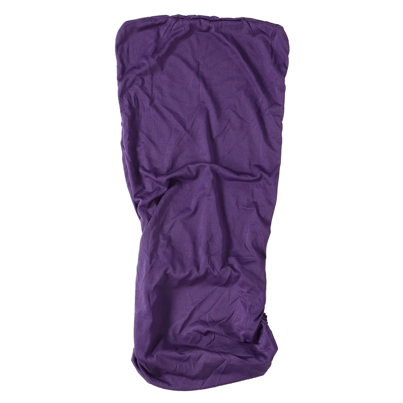 Rotating Computer Office Chair Cover Small Purple Stretchable Elastic Fabric Slipcover Soft Seat Back Protector Easy Clean
