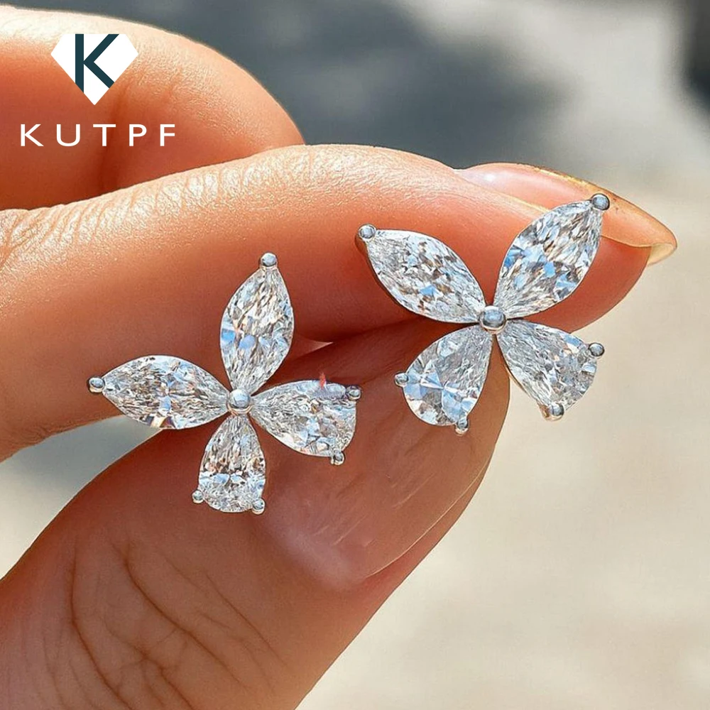 

Женские серьги-гвоздики с бабочкой и муассанитом, стерлинговое серебро 925 пробы, 0,3 карата, груша/маркизовая огранка, бриллиантовые серьги-гвоздики, сертифицированный сертификат