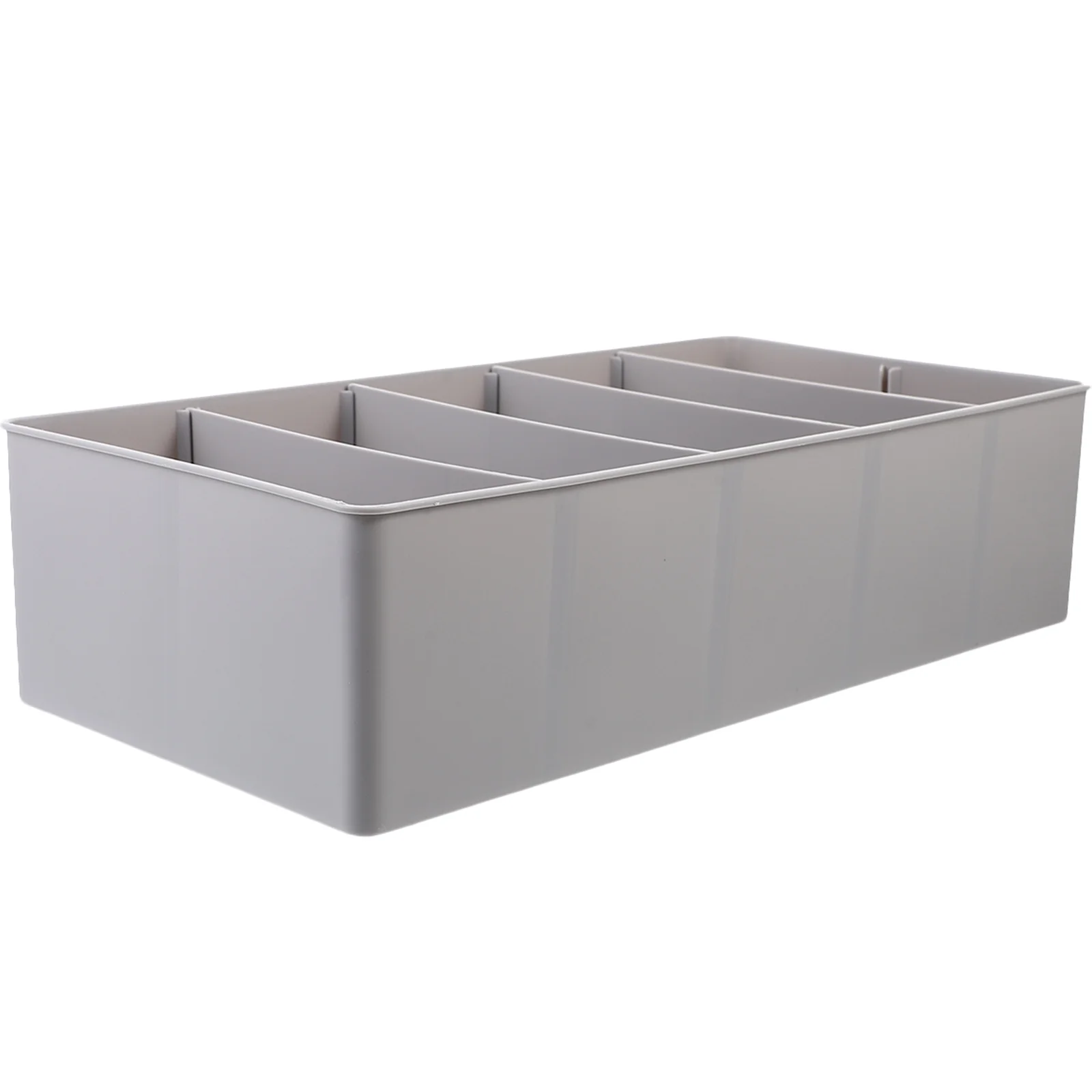 Drawer Coin Storage Box Currency till Portable Tray Calculator Holder Desktop Grey Multiple Compartment Money Organizer