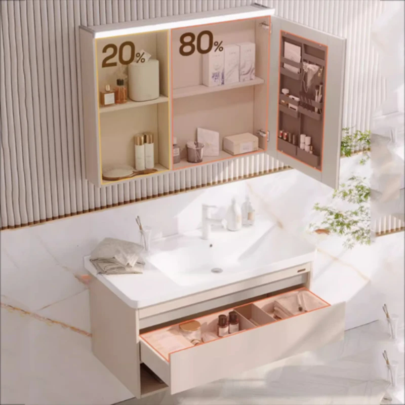 

Corner Luxury Modern Bathroom Cabinet Storage Tall Small Hotel Shelf Bathroom Vanity Organizer Desk Mobiletto Bathroom Furniture