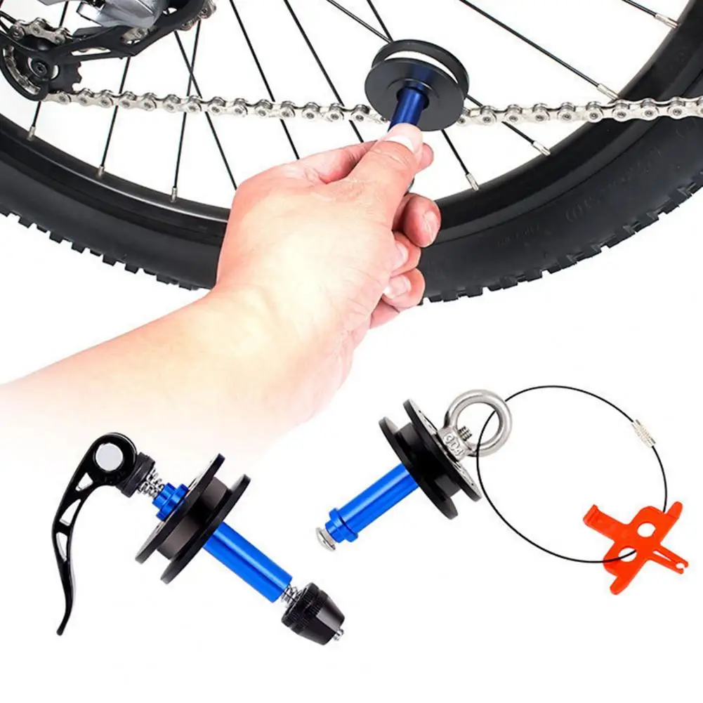 Bike Chain Keeper Kit Bike Chain Holder with Sponge Ring for Mtb Road Bikes Dummy Hub Chain Keeper Frame Protector for Lubing