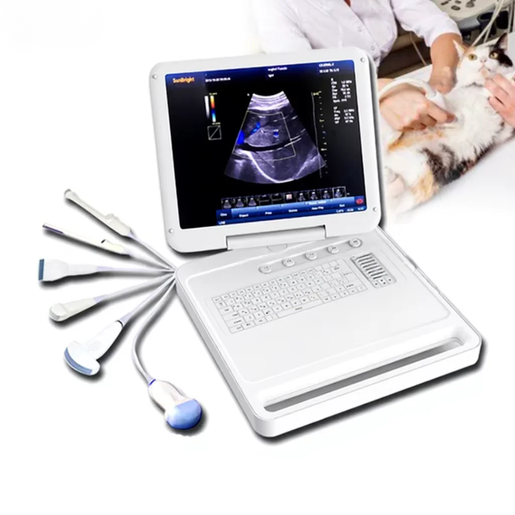Factory low price Veterinary Ultrasound Machine Fetal Heart Animal Portable Metal Plug-In Wholesale CE Certified SUN-906A