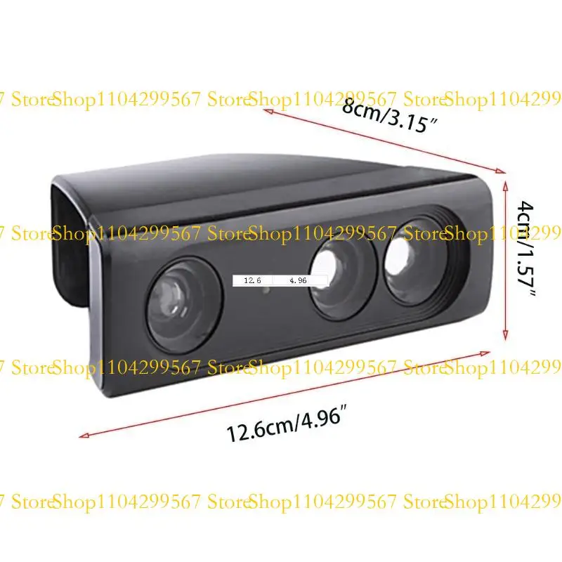 CS1W Super Zoom Wide-Angle Lens Reduction Adapter Video Game Gamepad Movement for XB 360