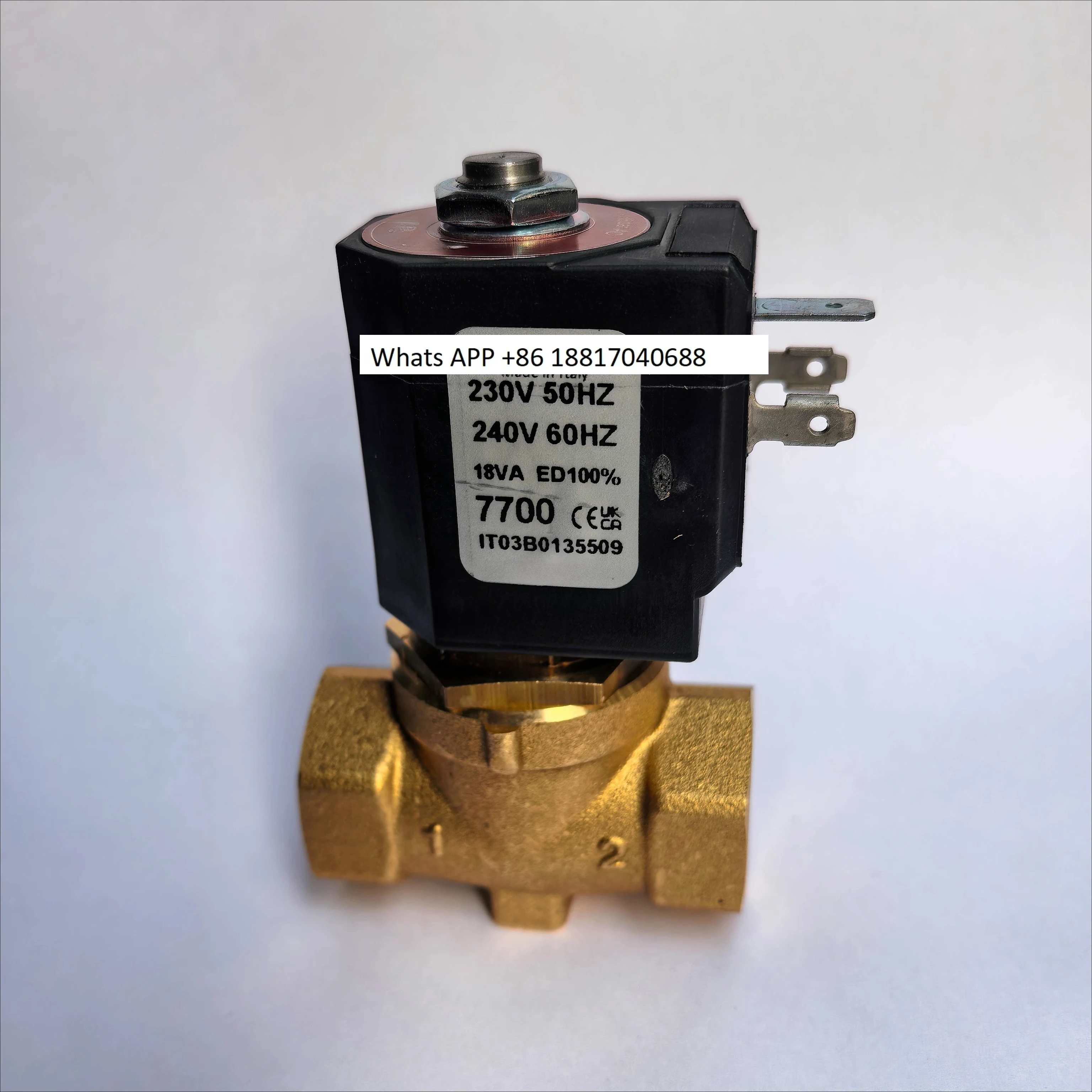 Solenoid valve D266DVU D266DBU diameter 10.5mm two-way two-way normally closed valve