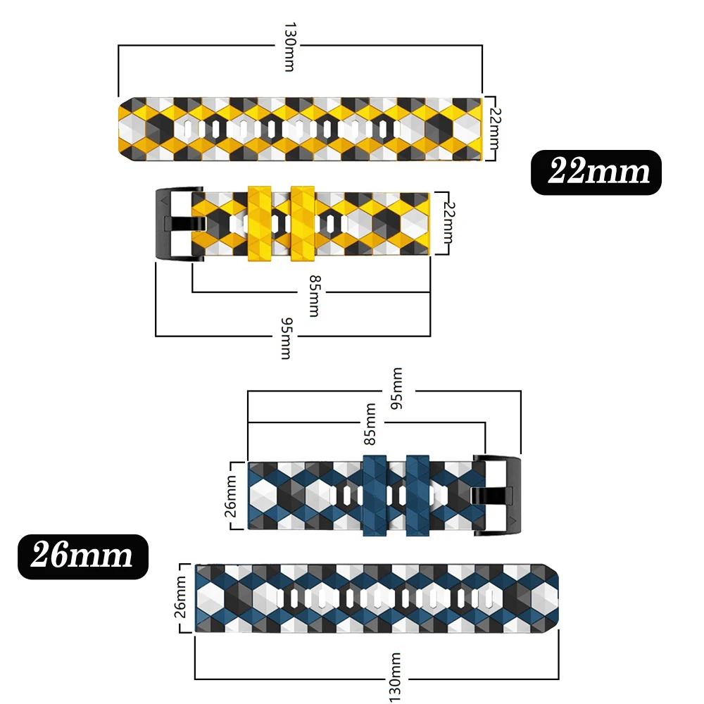 22 26 มม.สายนาฬิกาซิลิโคนสําหรับ Garmin Descent Mk3i 51 มม.Mk2i Mk2 Mk1 Fenix 6X 6 Pro 7X Pro 5X Plus Quickfit สายรัดข้อมือสร้อยข้อมือ
