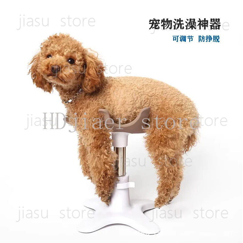 

Must-Have for Pet Bathing & Grooming! Floor-Standing Pet Fixing Table for Easy Blow-Drying