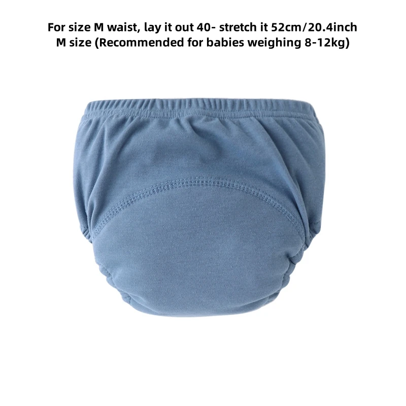 Pantalones de entrenamiento de pañales para bebés, ropa interior para niños y niñas, pañales de tela lavables para niños, pañales reutilizables, pantalones cortos para niños pequeños
