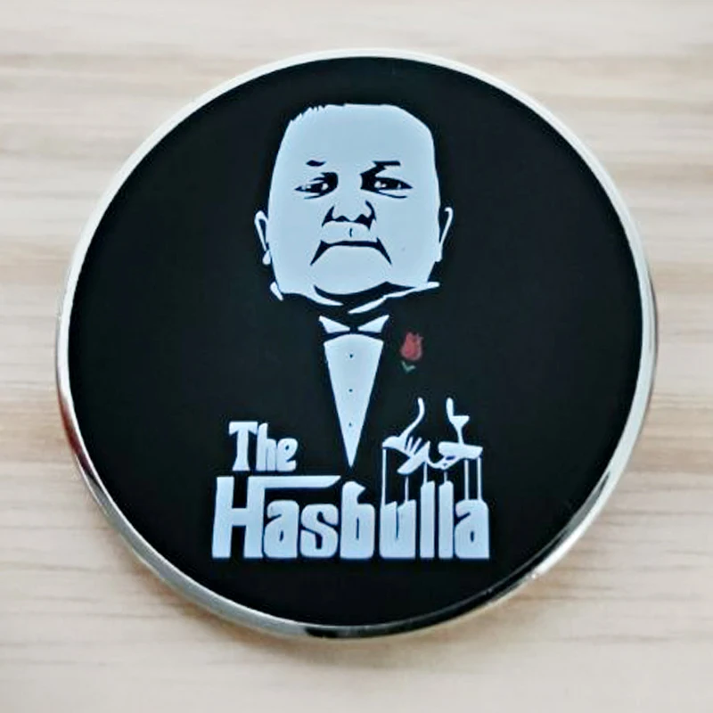 Cool The hasbulla meme buttons enamel pin Lapel Gifts Jewelry backpacks Broches