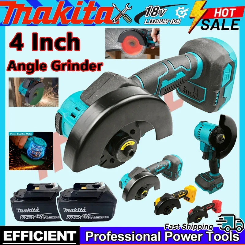 

Аккумуляторная отрезная пила Makita 4 дюйма, шлифовальная машина, угловая шлифовальная машина для аккумуляторов Dewalt/Milwaukee