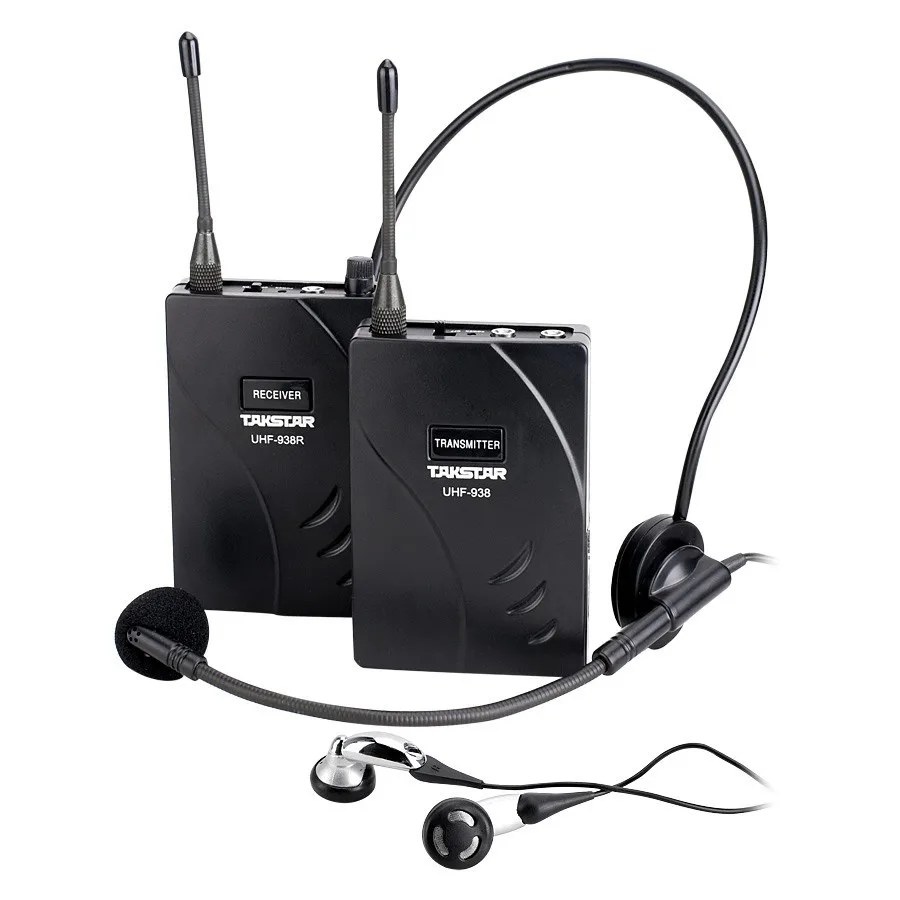 Takstar UHF-938 Беспроводная система экскурсовода, экскалантатор, обучение наушникам синхронного перевода от одного до многих