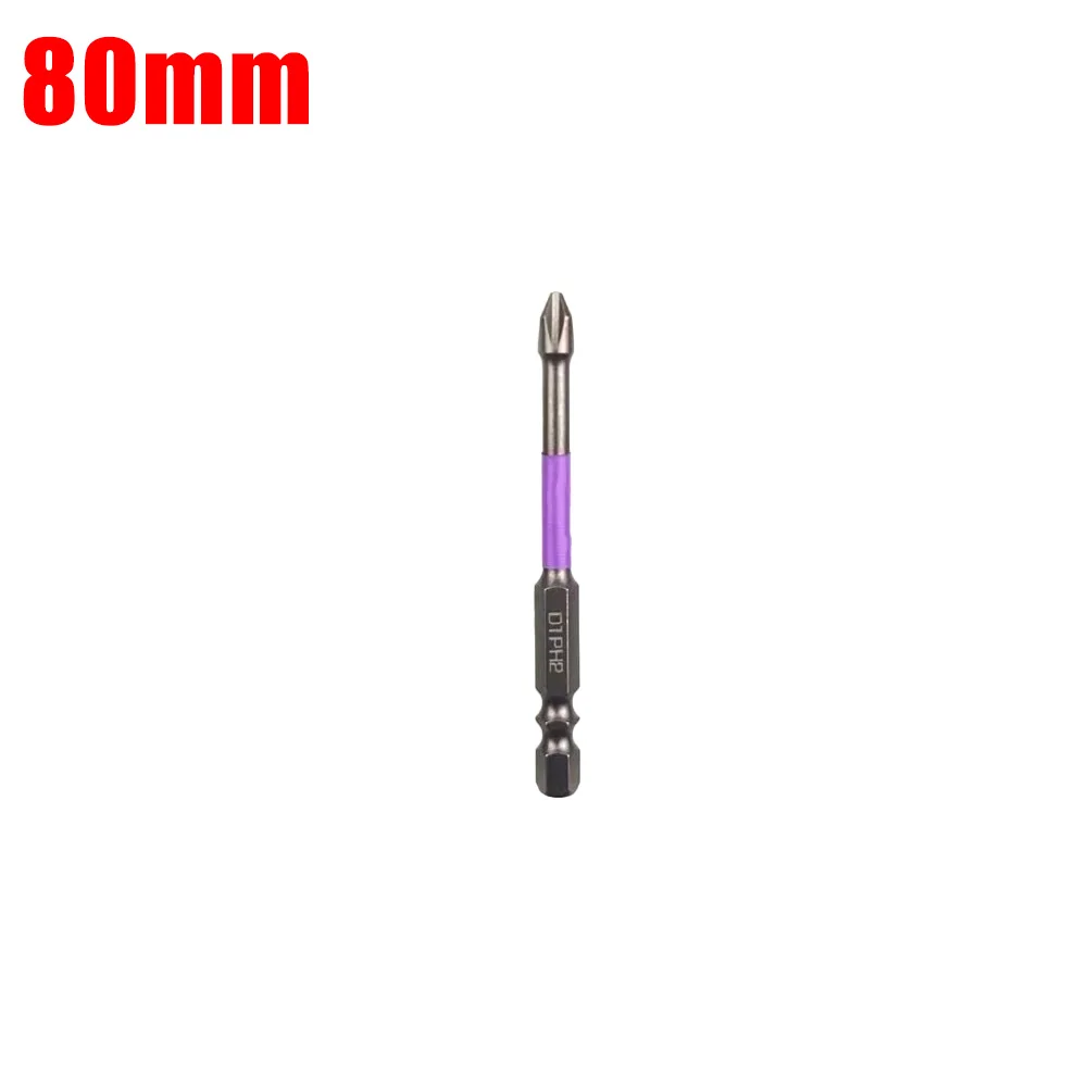 Bit Hardness Phosphating Black Hardness Easy To Penetrate Steel Plates Screwdriver D Alloy Steel Mm Manual Measurement