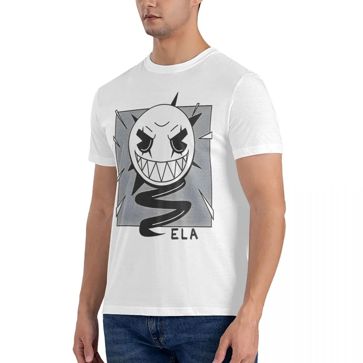 Ela Operator Cartoon Novelty Pure Cotton Tee Shirt Short Sleeve Rainbow Six Siege T Shirt Round Collar Clothing Graphic Printed