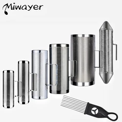 Miwayer Guira Stainless Steel Latin Percussion Guiro Instrument Puerto Rico, Instruments with Guiro Scrapers for Live