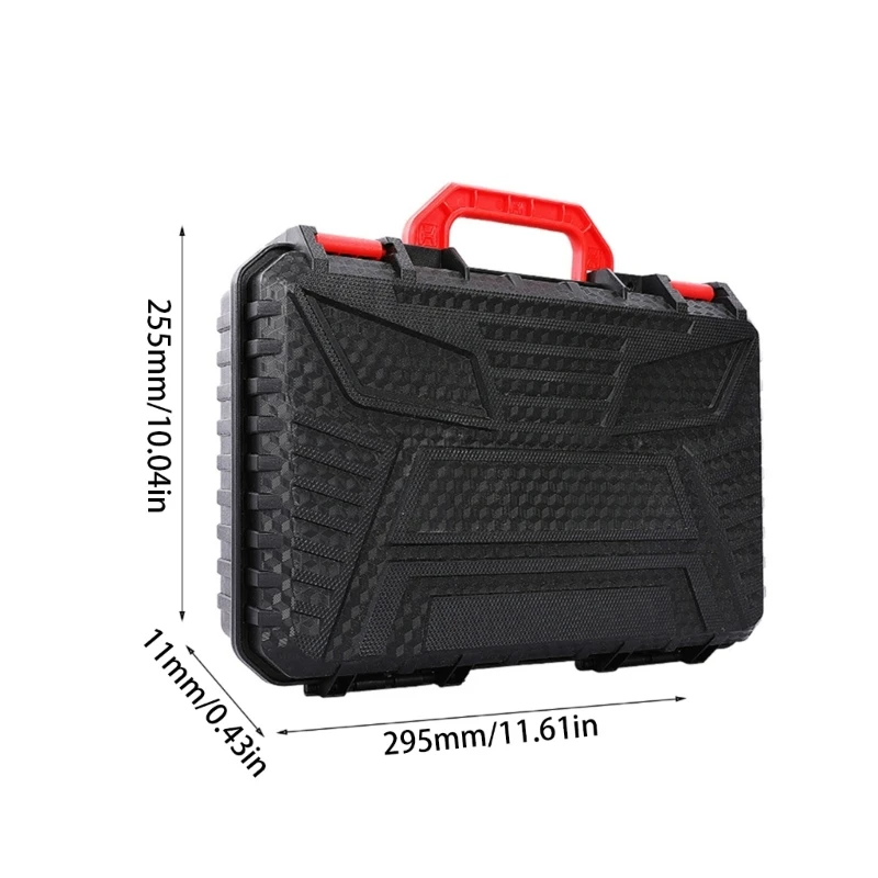 Ergonomic Hard Travel Case for Power Tools, Secure Storage Solution With Sturdy Locking Mechanism for Contractors