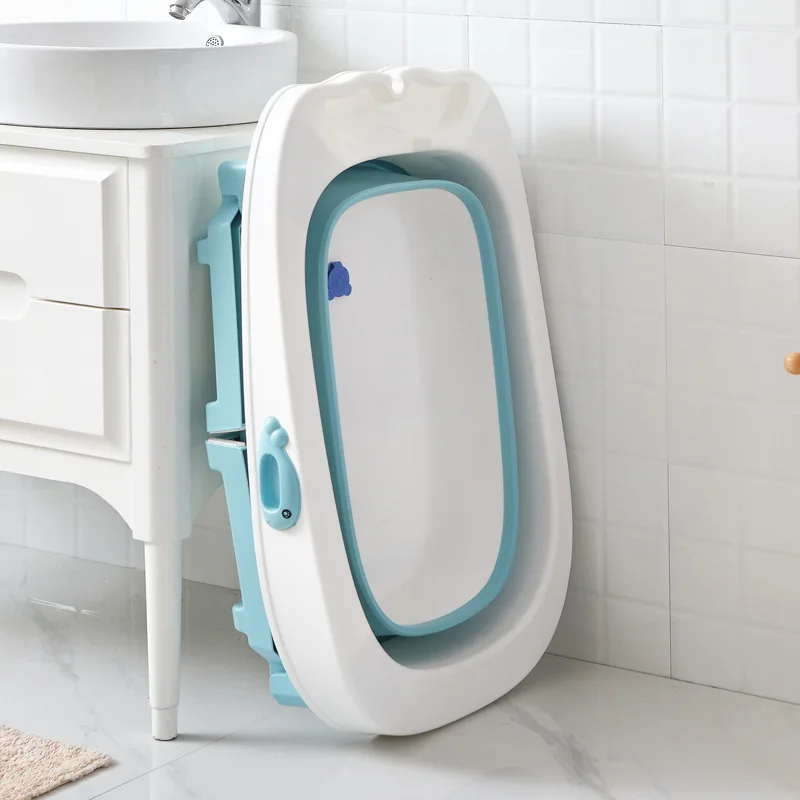 Bañera plegable para bebé Extra grande, bañera para bebé recién nacido, puede sentarse y acostarse
