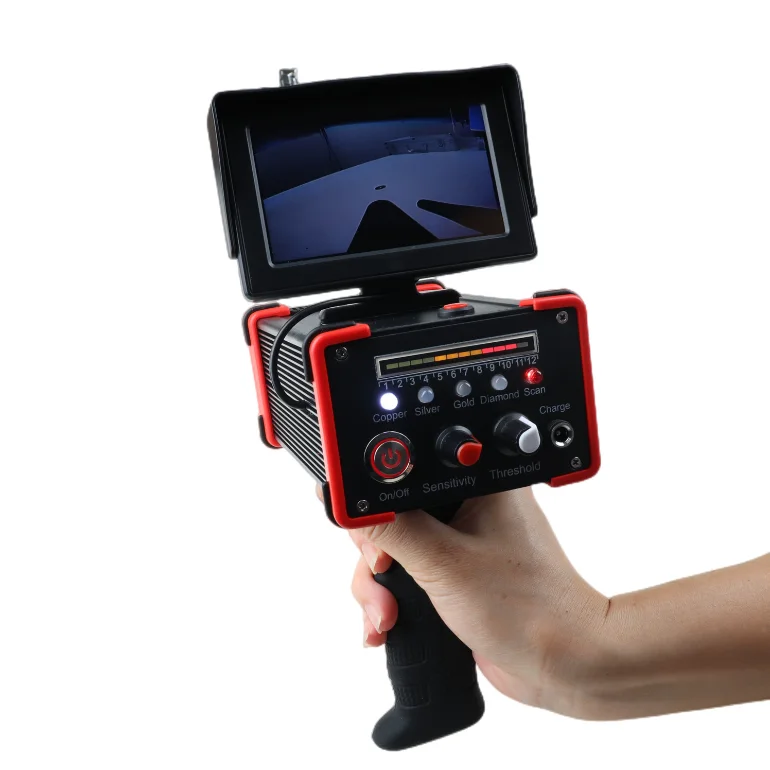 Long Range Underground Metal Detector 1000 Plus, LCD Screen 3D Gold Finder 1200M Range 50M Depth