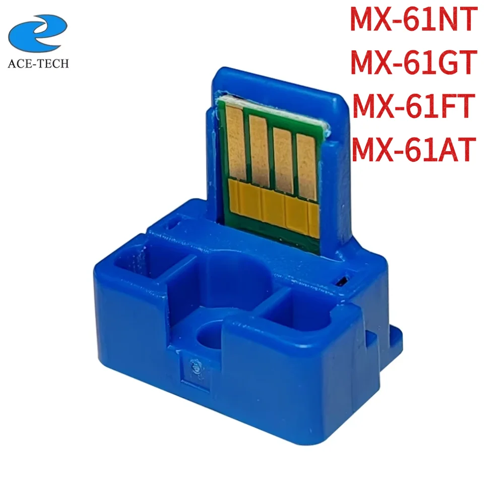 MX-61 Compatible Toner Cartridge Chip for Sharp MX2630 3050 3060 Color Printer 3570N 4050N 4060 4070N 5050N Copier 6070NMX-2651
