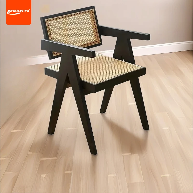 

AOLIVIYA Dining Chair With Backrest Cafe Chair For Restaurant Hotel Home Use Bar Stool A8