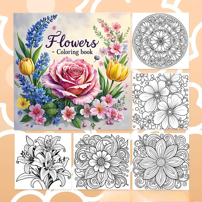 Coloring Books Drawing Books Graffiti Hand-drawn Drawing Books Drawing Paper Coloring Books Coloring Books Tracing Books