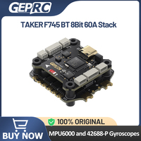 GEPRC FPV Drone Parts TAKER F745 BT 8Bit 60A Stack 4IN1 ESC Dual Gyroscope 512MB Black Box Data Analyze Record Flight Barometer
