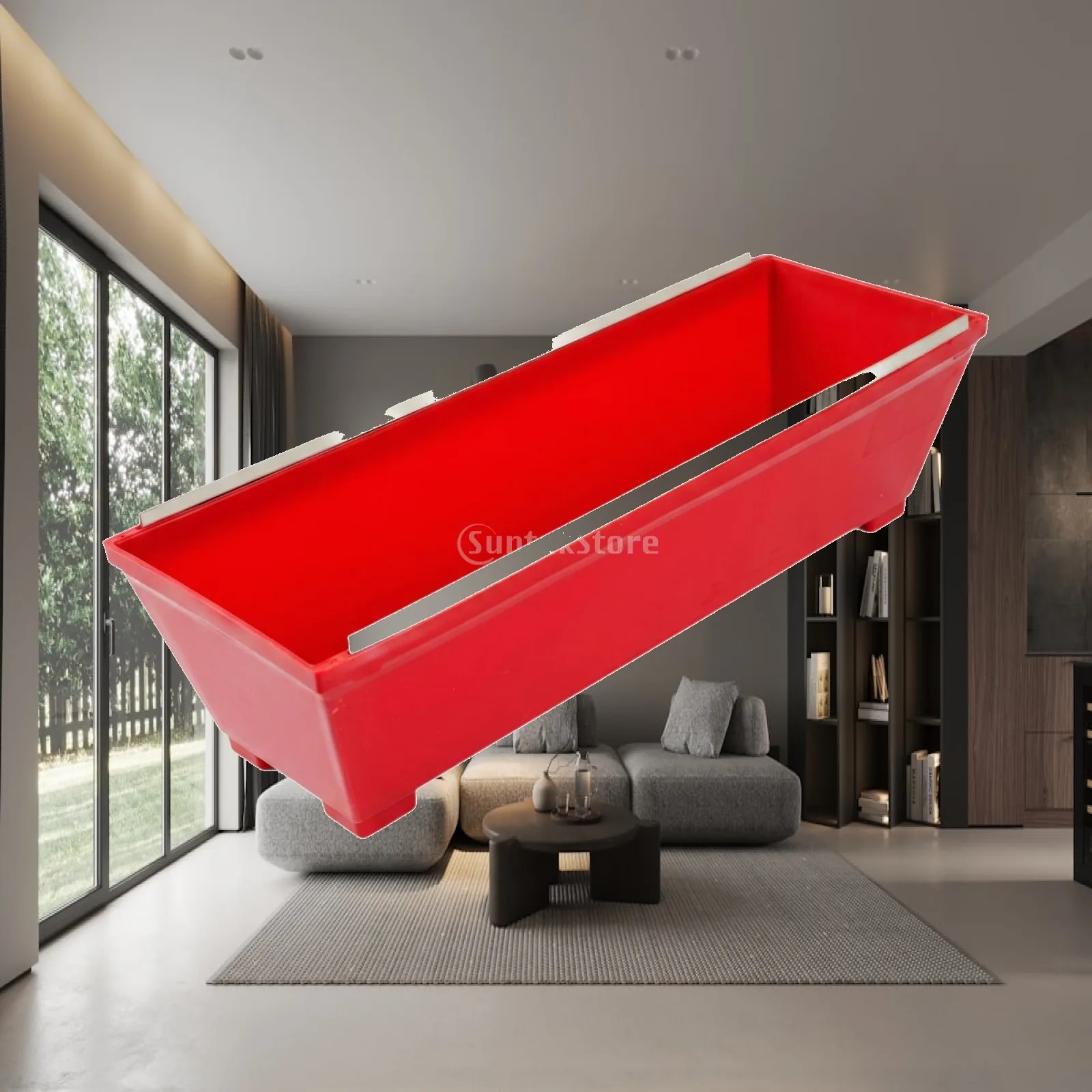 Easy Clean Paint Tray Large Capacity Mixing Box for Putty Cement Mortar Plastering for Home and Studio Art Supplies