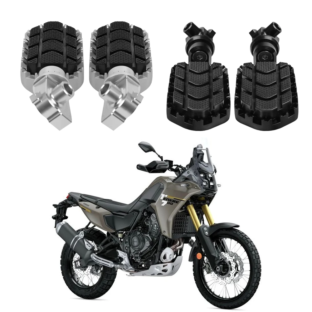 Rotatable Foot Peg Rest Pedal for Yamaha For Tenere 700 XTZ XT700Z XTZ700 700 RALLY 2019-2024 Pegs Motorcycle Footrest Footpeg