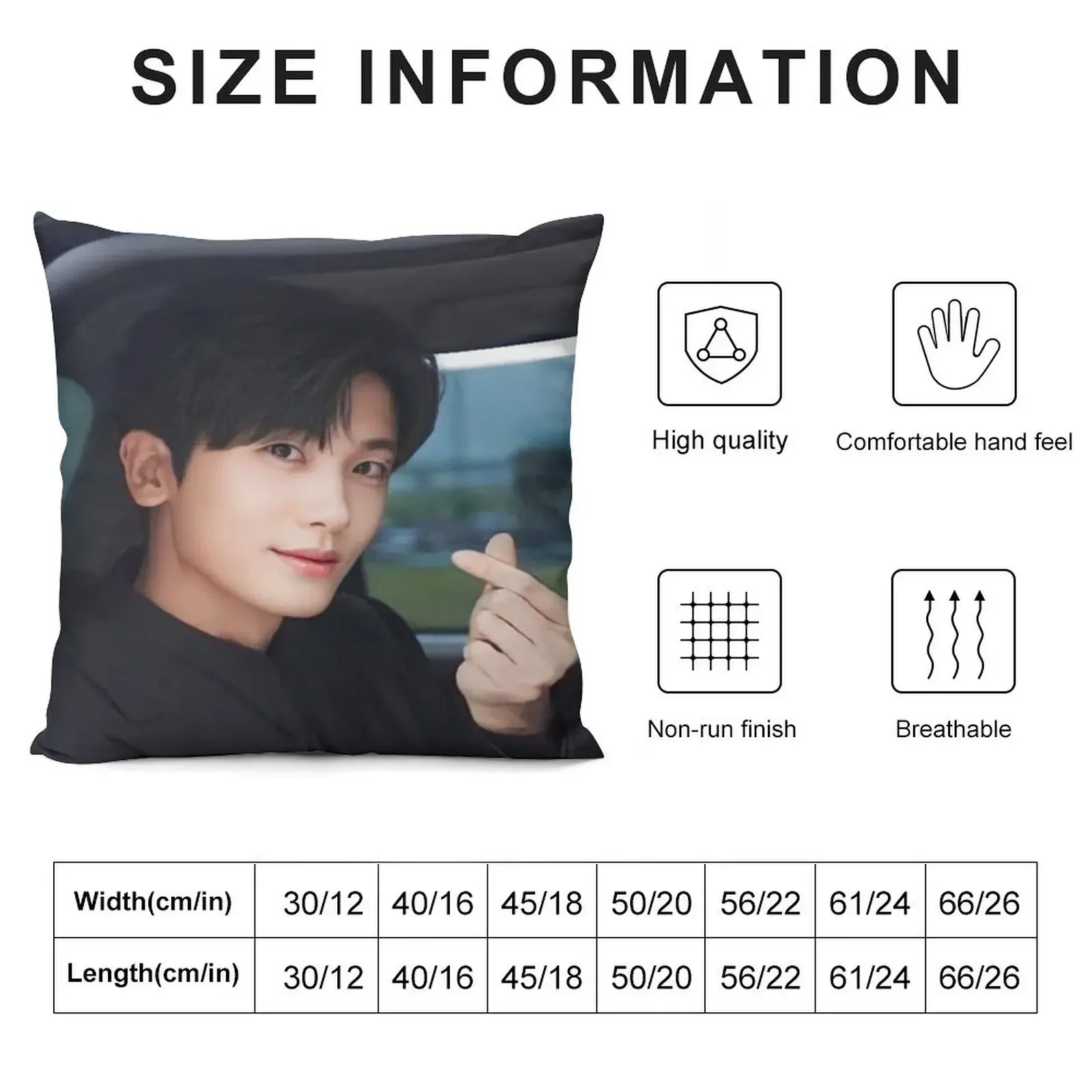 Park Hyung Sik aesthetic Throw Pillow Sofa Pillow Cover Christmas Pillow Covers