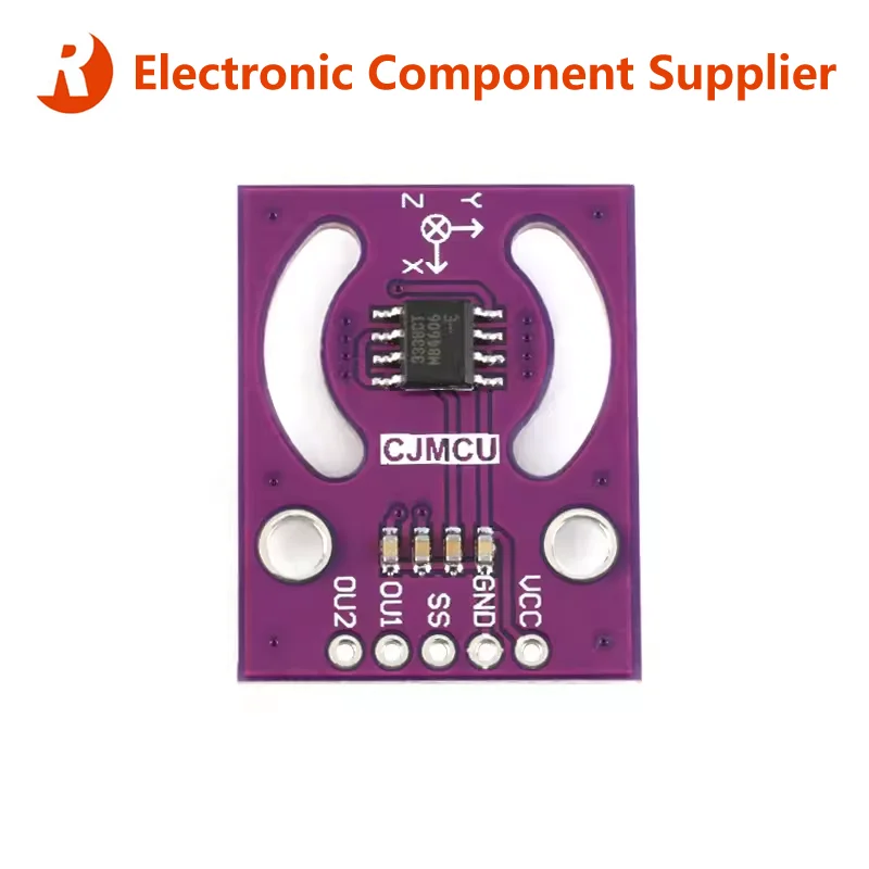MCU-93 MLX90333 Module 3D Handle Joystick Sensor Module Absolute Position Digital Three-dimensional Angle Linear SPI Interface