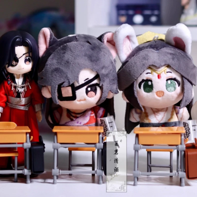 جديد حقيقي Mingyue Loulan سلسلة Tian Guan Ci Fu Xie Lian Hua Cheng ألعاب من القطيفة الكرتون لطيف دمية معلقة سلاسل المفاتيح ديكور الهدايا #2