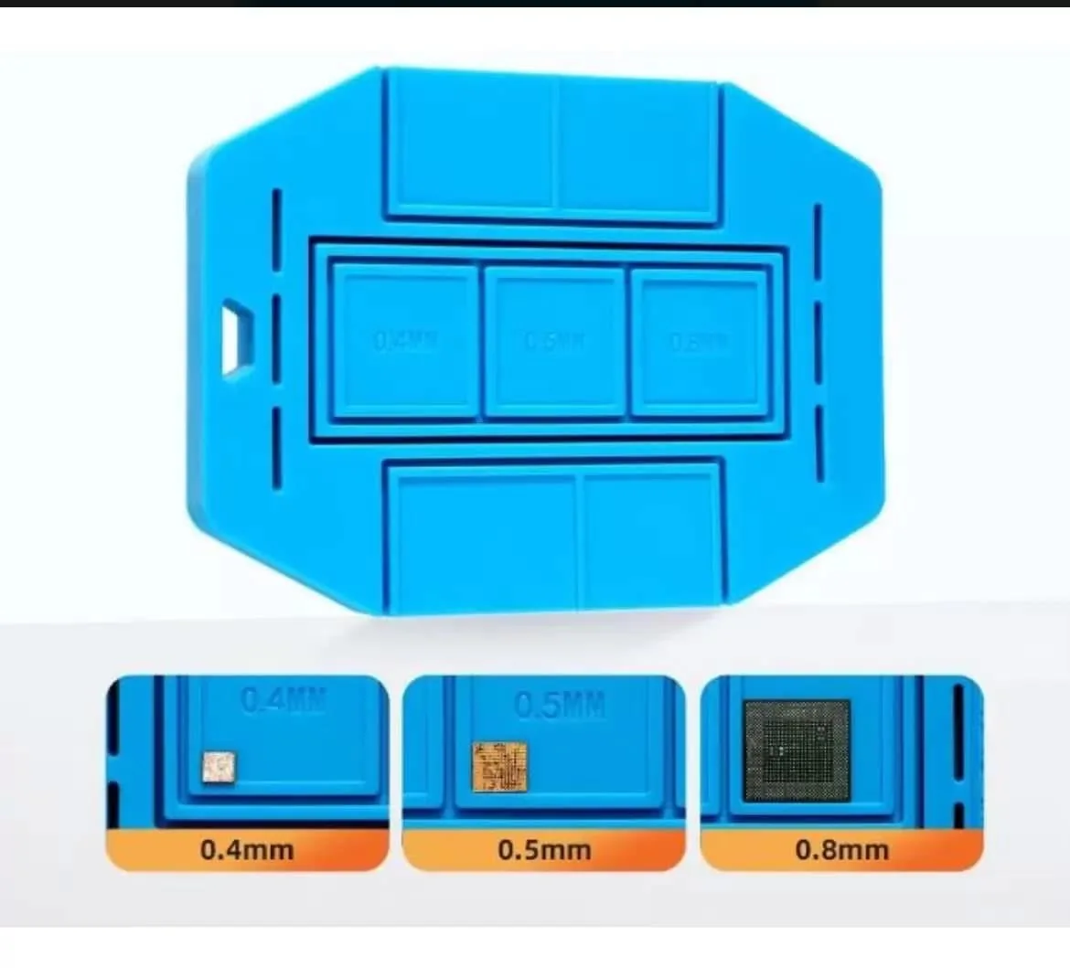 YCS mobile phone repair chip tinning silicone pad arc line strong magnetic adsorption no bulging Applicable to various chips