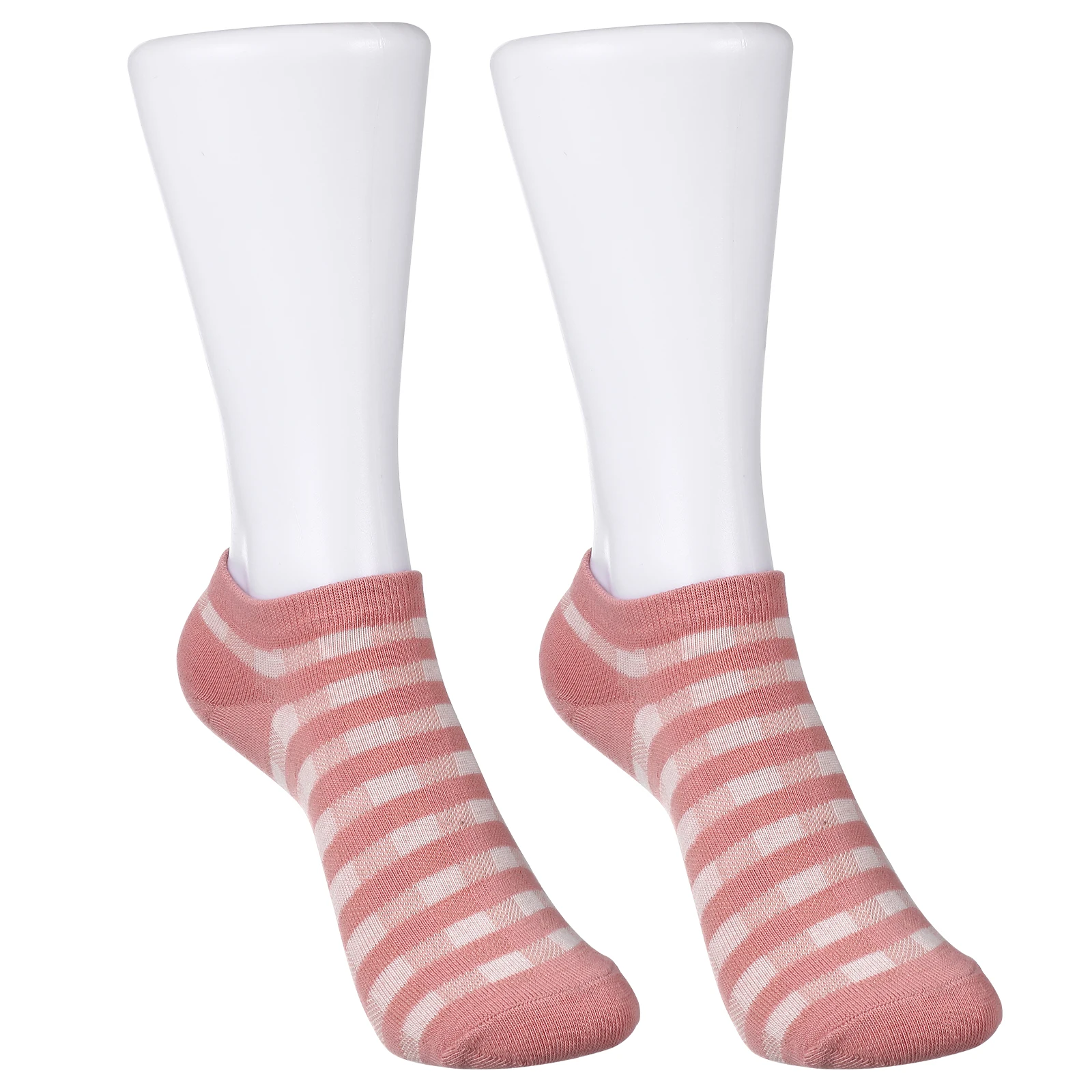 2Pcs White Foot Mold Props Simulated Mannequin Sock Display Female Shoes Filler Plastic Model Foot Mannequin Leg Form