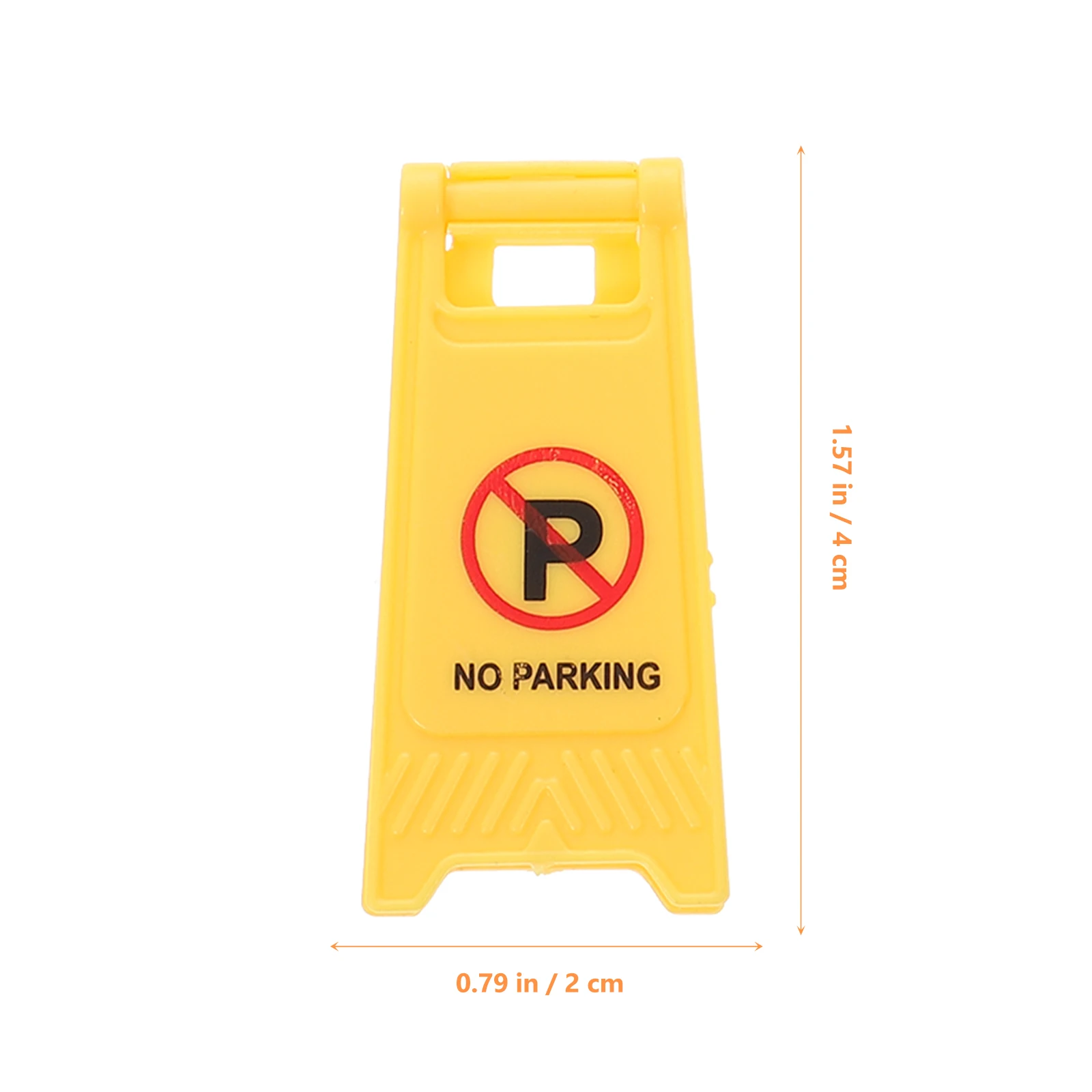 

1 Set Simulation Traffic Sign Kids Educational Play Sturdy Plastic Roadblock Cognition Pretend Play Miniature Traffic Cones