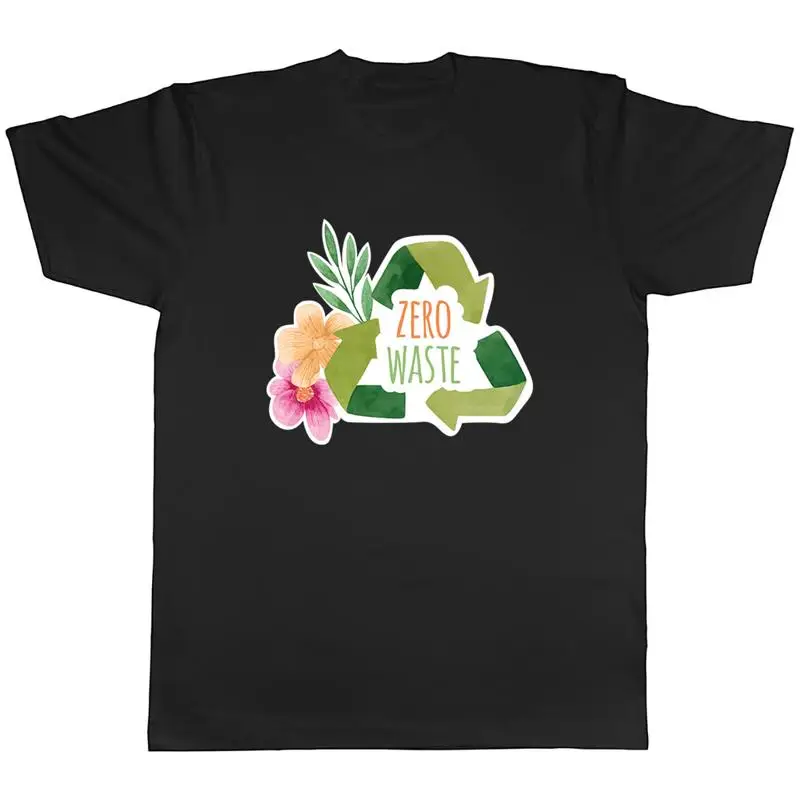 

Love Zero Waste Mens T-Shirt Recycle Reuse Sustain Earth Tee Gift