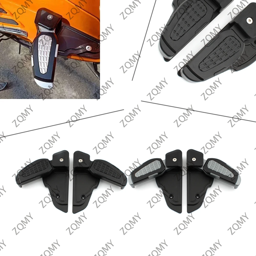 Repose-pieds pliables pour passager arrière de moto, pédale d'extension pour Ect pa Prima SPRINT, 125, 150, 2017, 2018, 2019, 2020-2022, 2 pièces