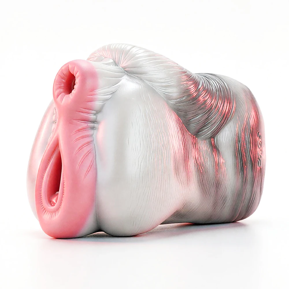 FJBHBD Mythical Steed Themed Mens Stroker Silicone Dual Channel Lifelike Pocket Masturbator Adult Fetish Sexual Toy For Males