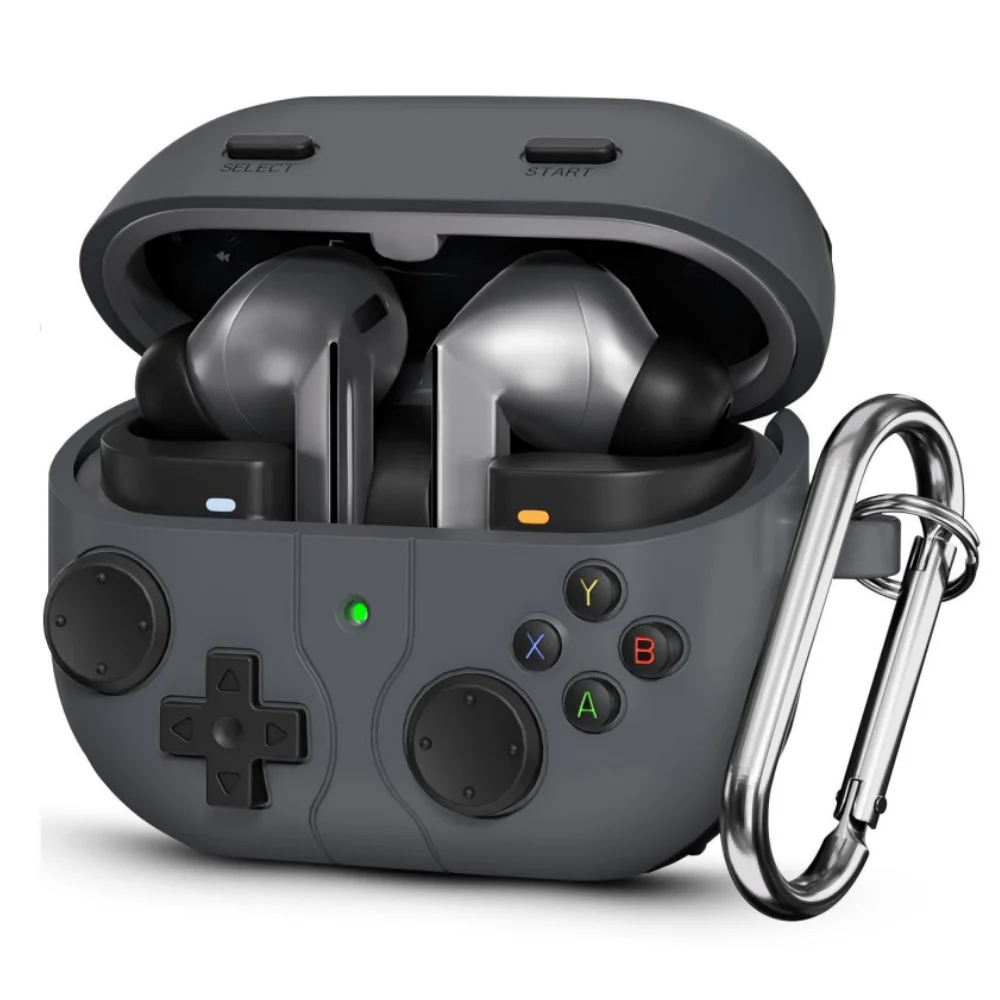 Neu für Samsung Galaxy Buds 3 FE/3 Pro/3 Hülle Silikon Klassisches Spieler-Design mit Reinigungsset für Samsung Galaxy Buds 3 FE – Detail 7