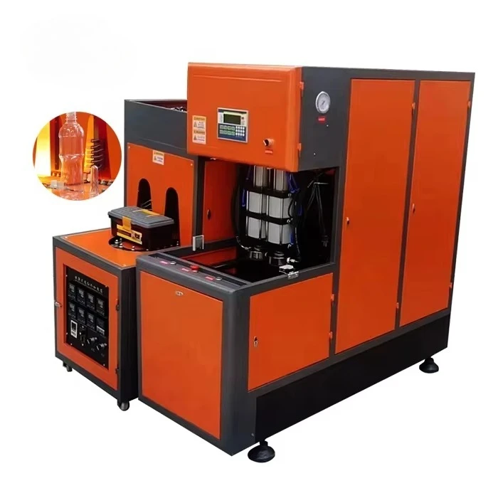 Semi Automatic PET Preform Water Juice Bottle Blow Molding Machine Cavity Pet Blowing Machine 1L 2L