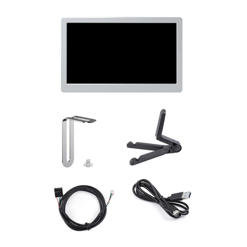 7Inch Small USB Screen 1024x600 IPS Display Screen for Computer and Temperature Display Monitors