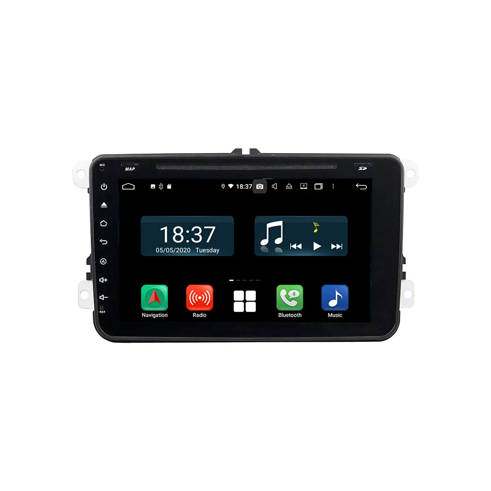 Android Car Multimedia Stereo Player For VW Volkswagen Golf Polo Tiguan Passat B7 B6 Leon Skoda Octavia Radio GPS Navi Head Unit