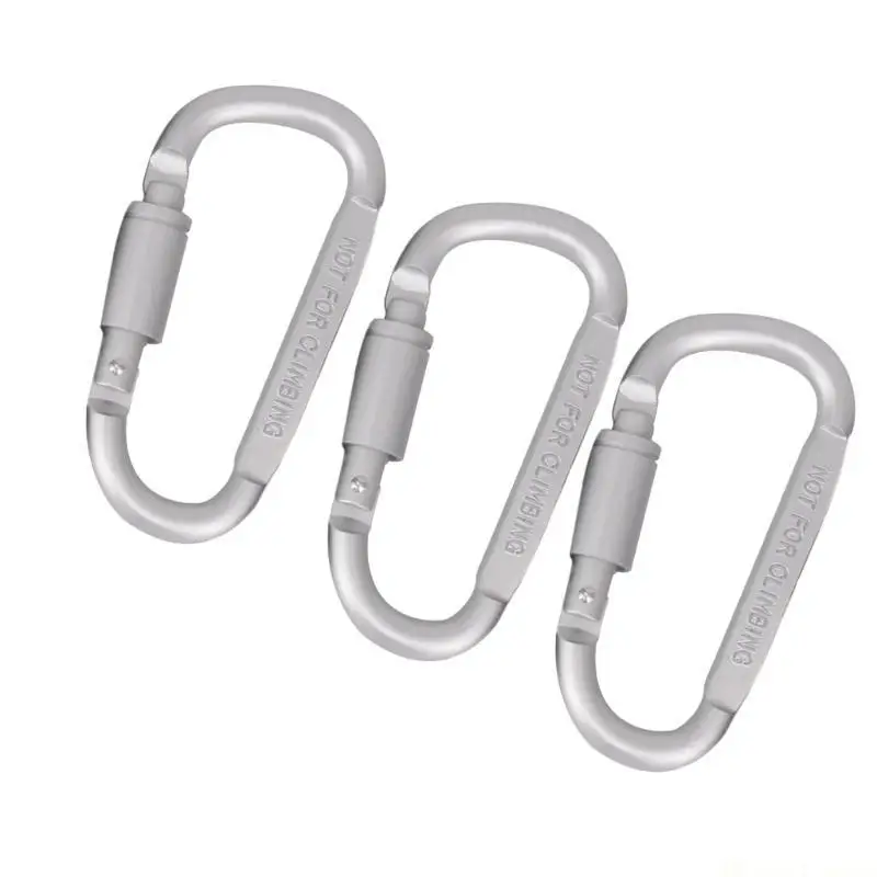 31BE Secure Bottle Holder Clip Set Dog Leashes Hook Backpacks Gears Carabiner for Hiking And Travel Accessory